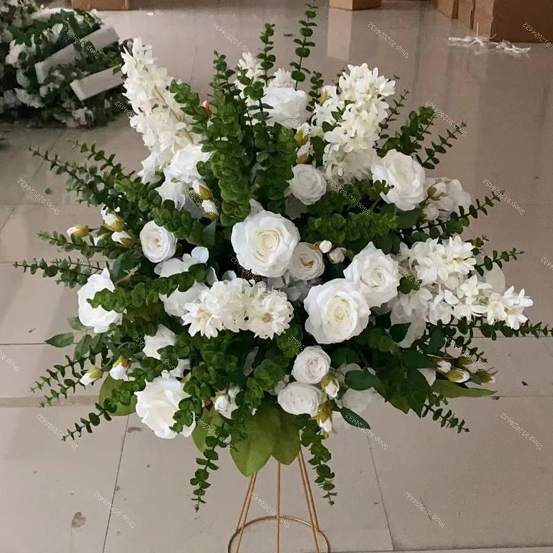 Bola de Flores Branca – Centro de Mesa para Casamento e Eventos