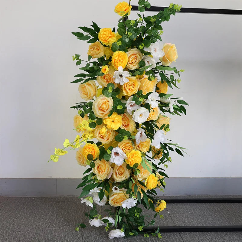 Caminho de Flores Azul Haze – Decoração para Casamento e Eventos