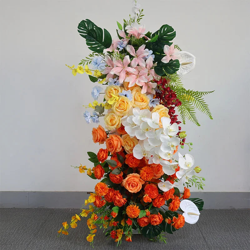 Caminho de Flores Azul Haze – Decoração para Casamento e Eventos