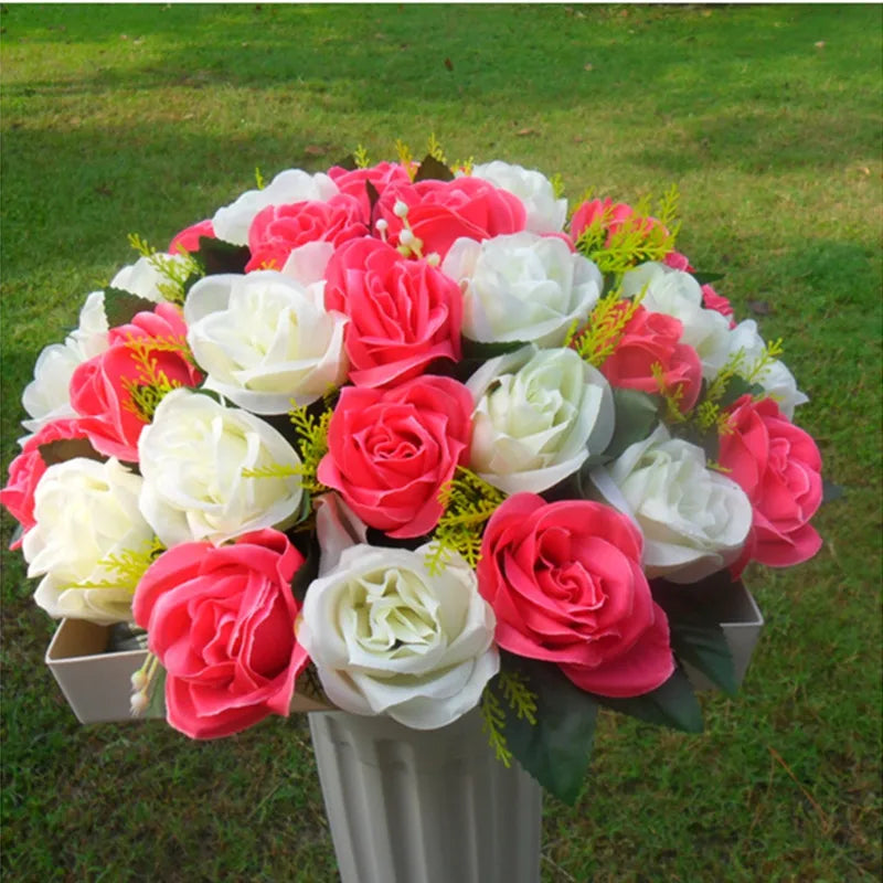 Coluna Romana com Flores – Decoração para Casamento e Festa