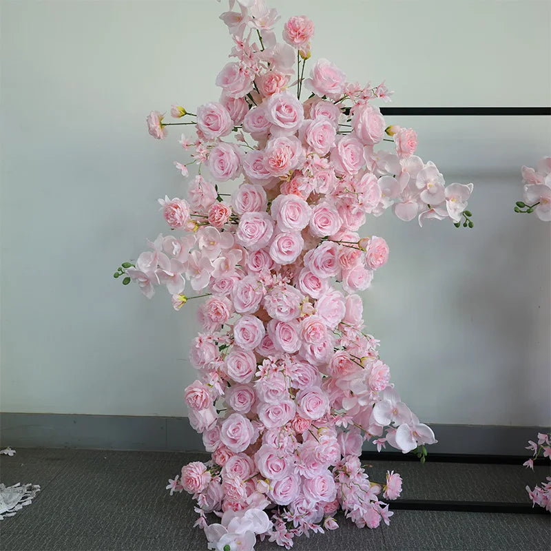 Caminho de Flores Azul Haze – Decoração para Casamento e Eventos