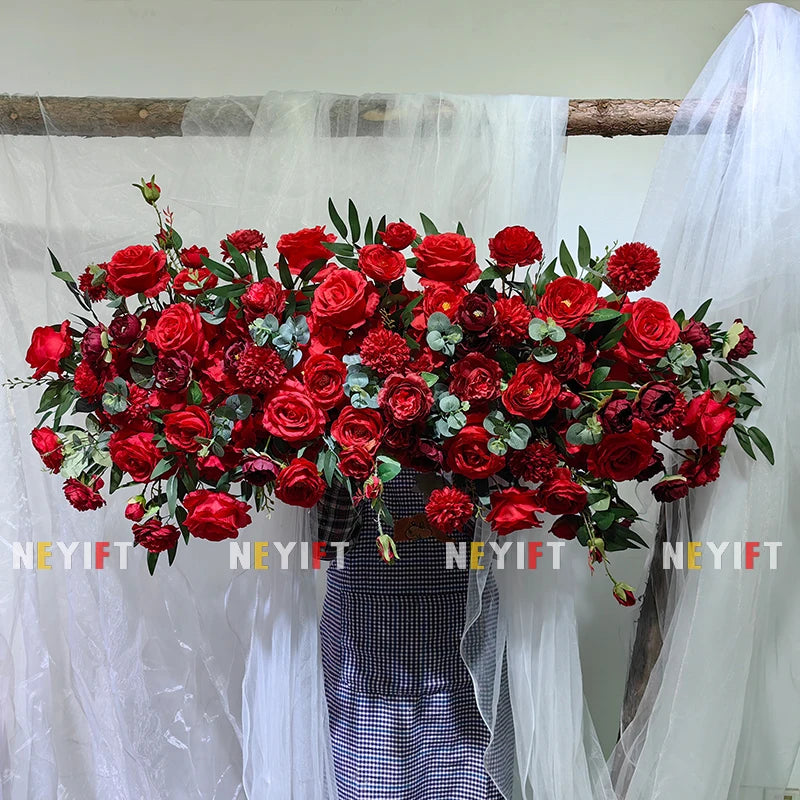 Caminho de Flores Verde – Decoração para Casamento e Eventos