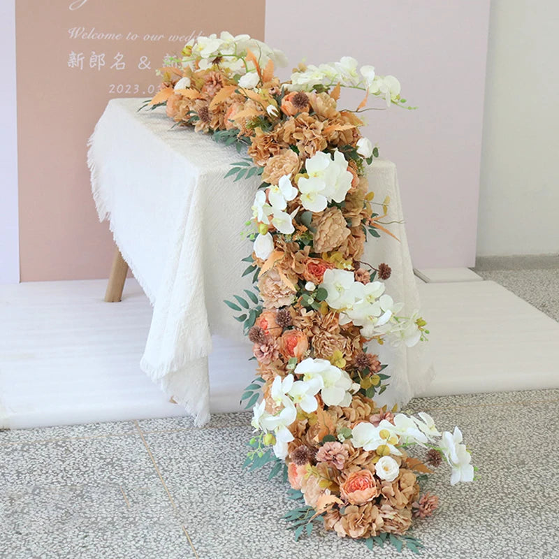 Caminho de Rosas e Peônias – Centro de Mesa e Decoração para Casamento e Festas