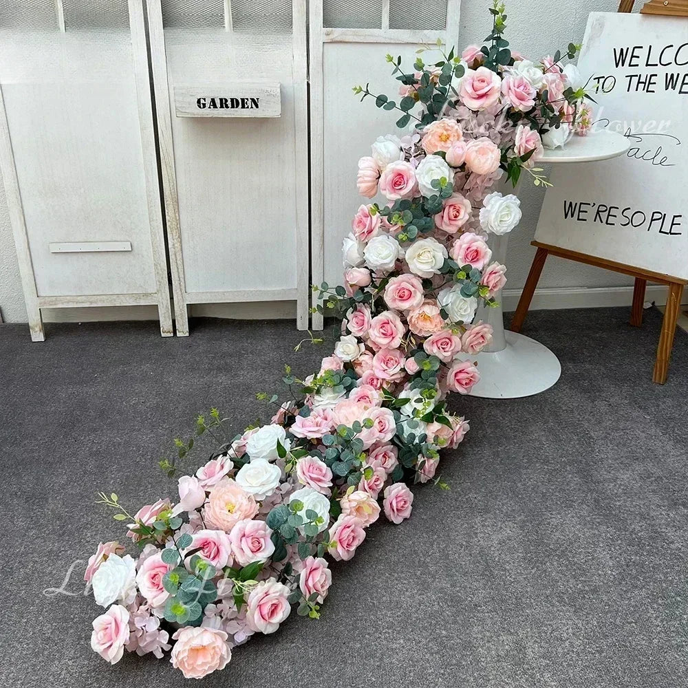 Caminho de Flores – Centro de Mesa e Decoração para Casamento e Festas