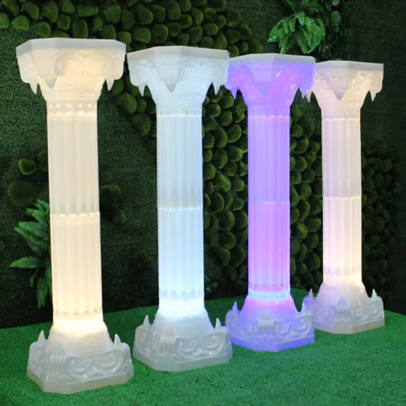 Coluna Romana com Flores – Decoração para Casamento e Festa