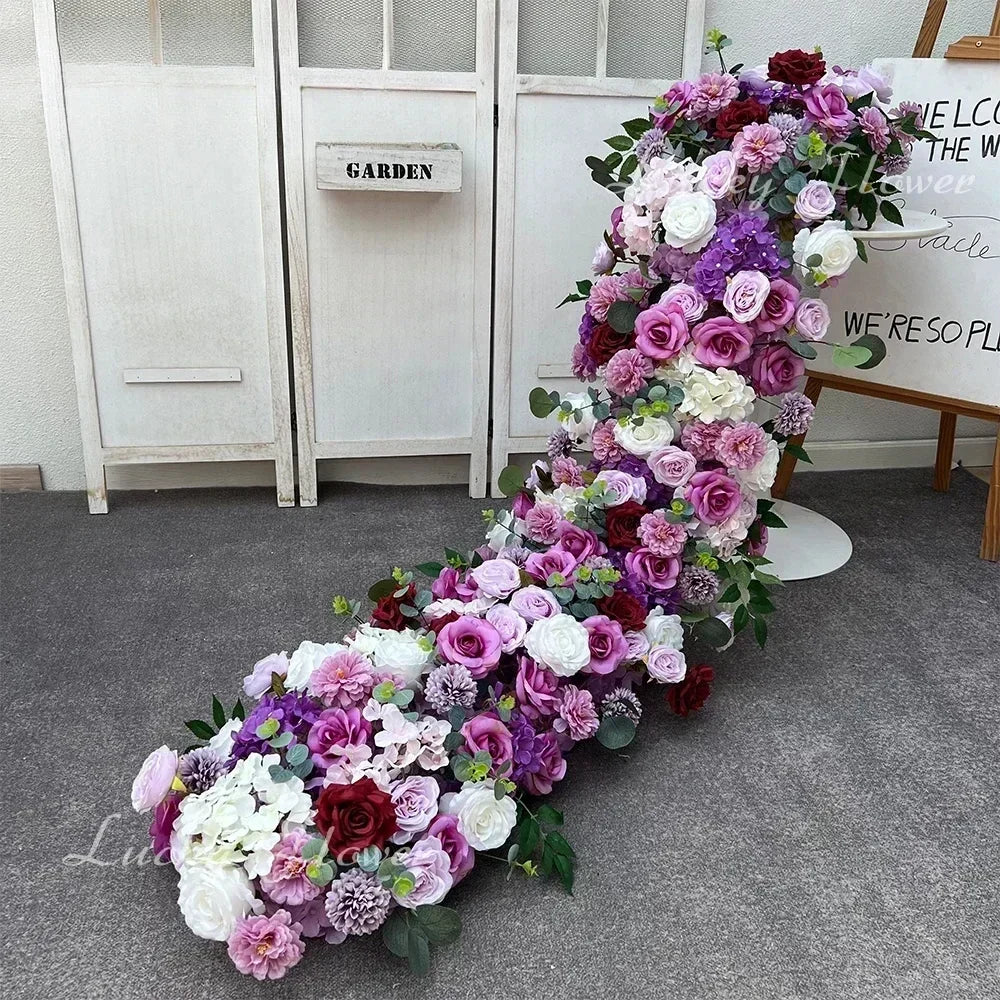 Caminho de Flores – Centro de Mesa e Decoração para Casamento e Festas