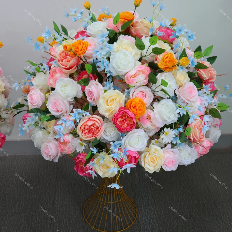 Bola de Flores Branca – Centro de Mesa para Casamento e Eventos
