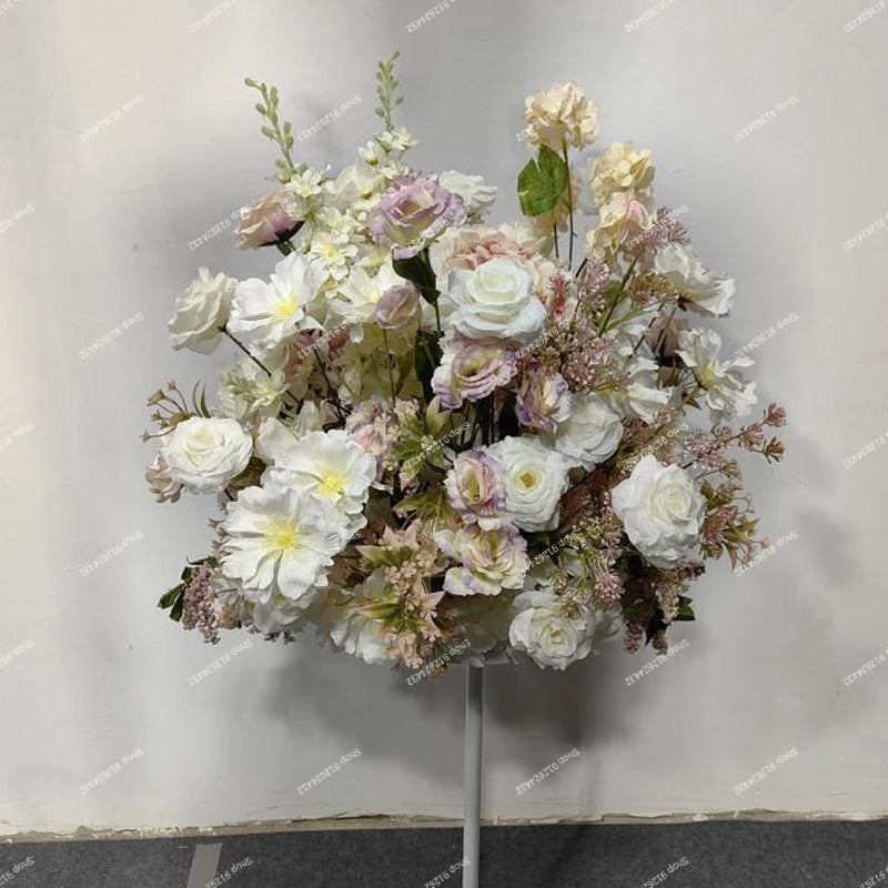 Bola de Flores Branca – Centro de Mesa para Casamento e Eventos