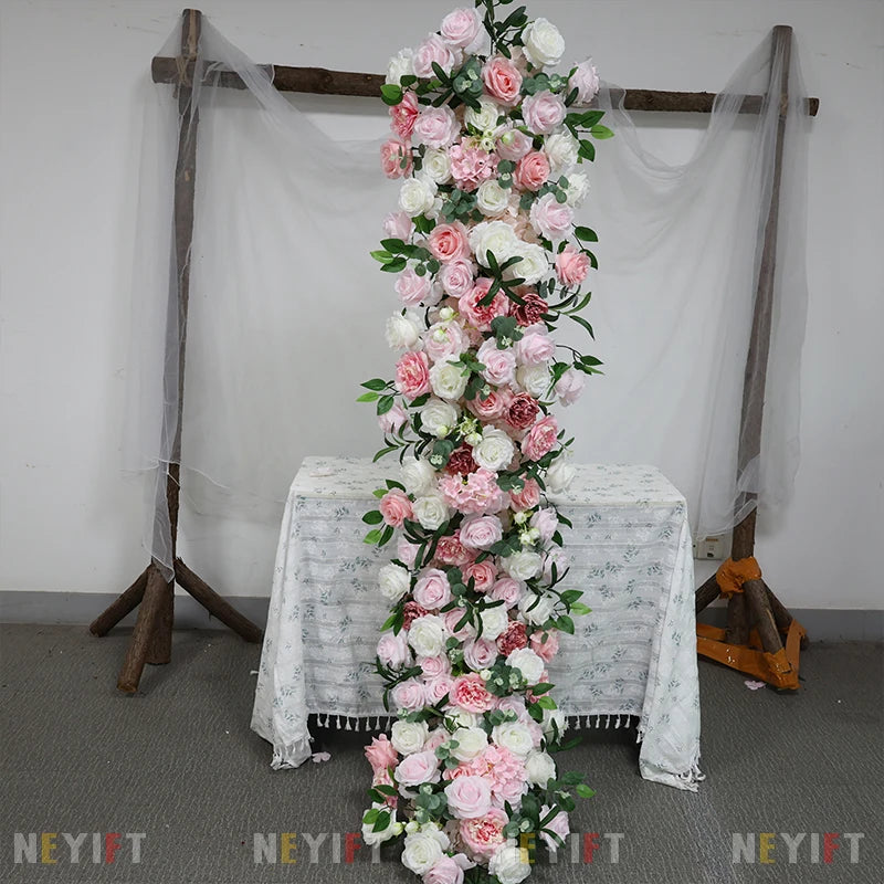 Caminho de Flores Verde – Decoração para Casamento e Eventos