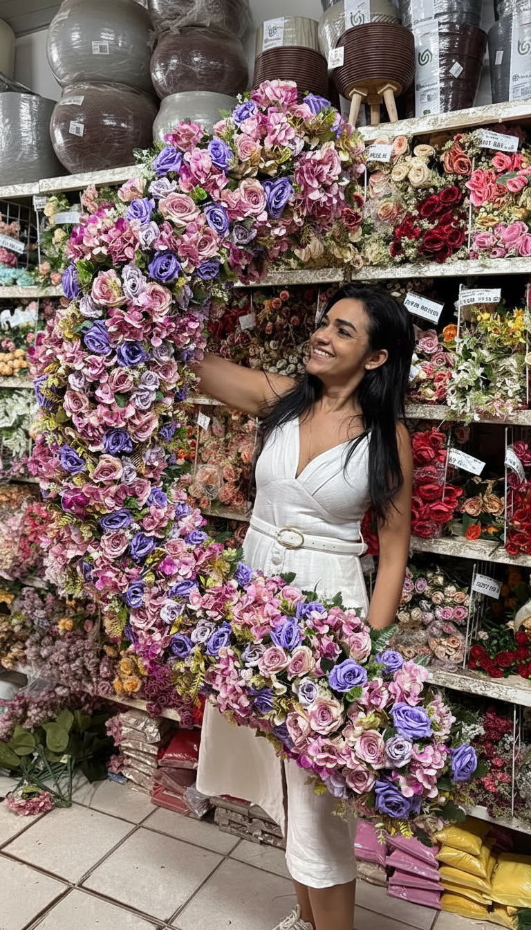 Macarrão Floral 2m