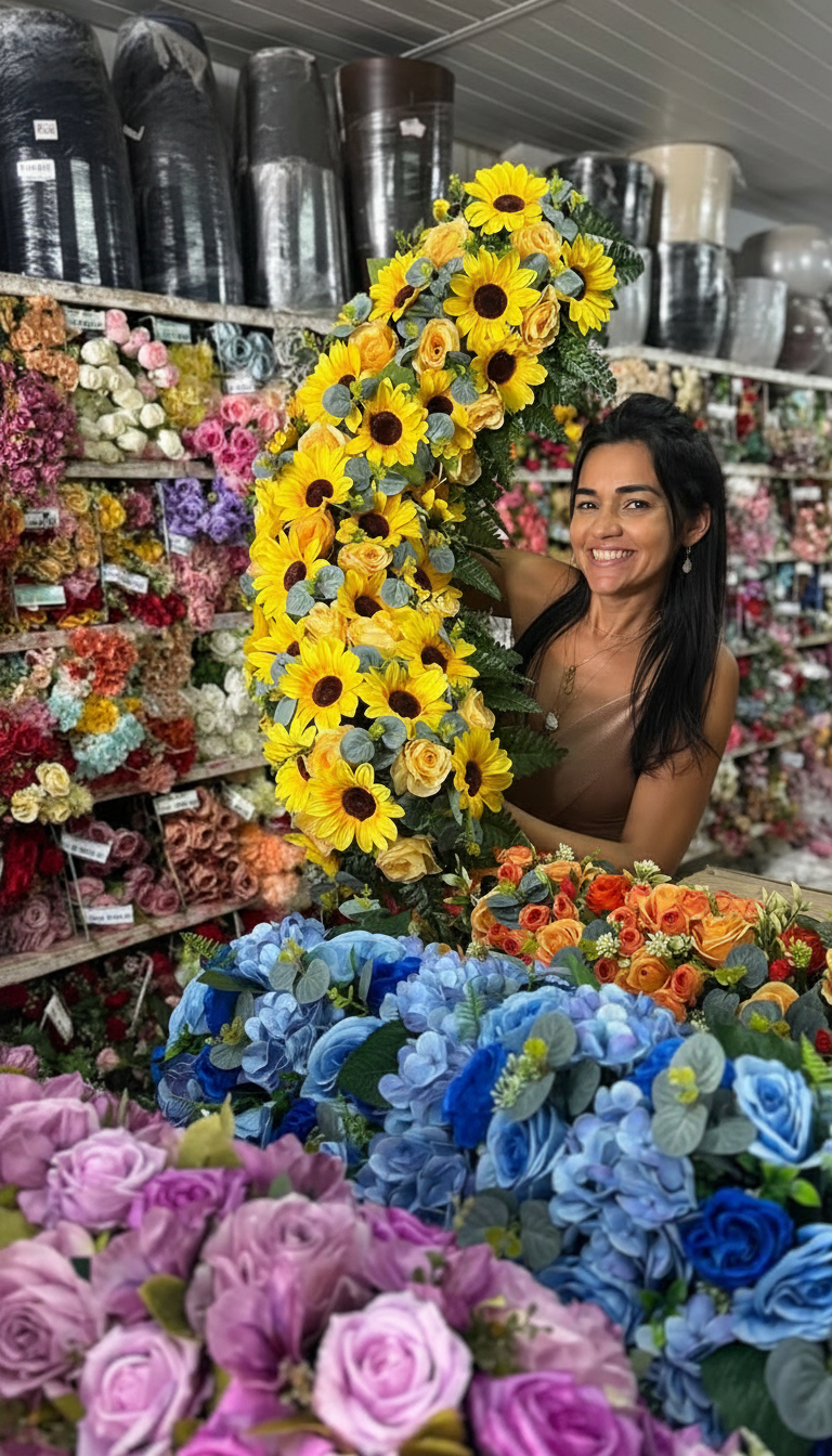 Macarrão Floral 1m