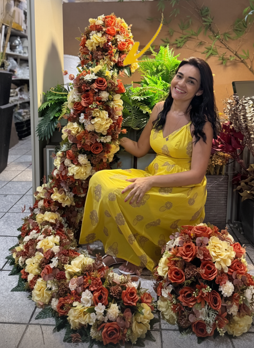 Macarrão Floral 2m