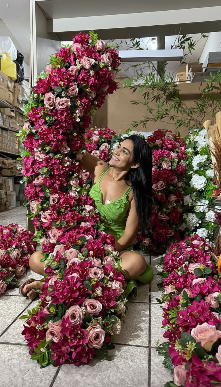 Macarrão Floral 2m