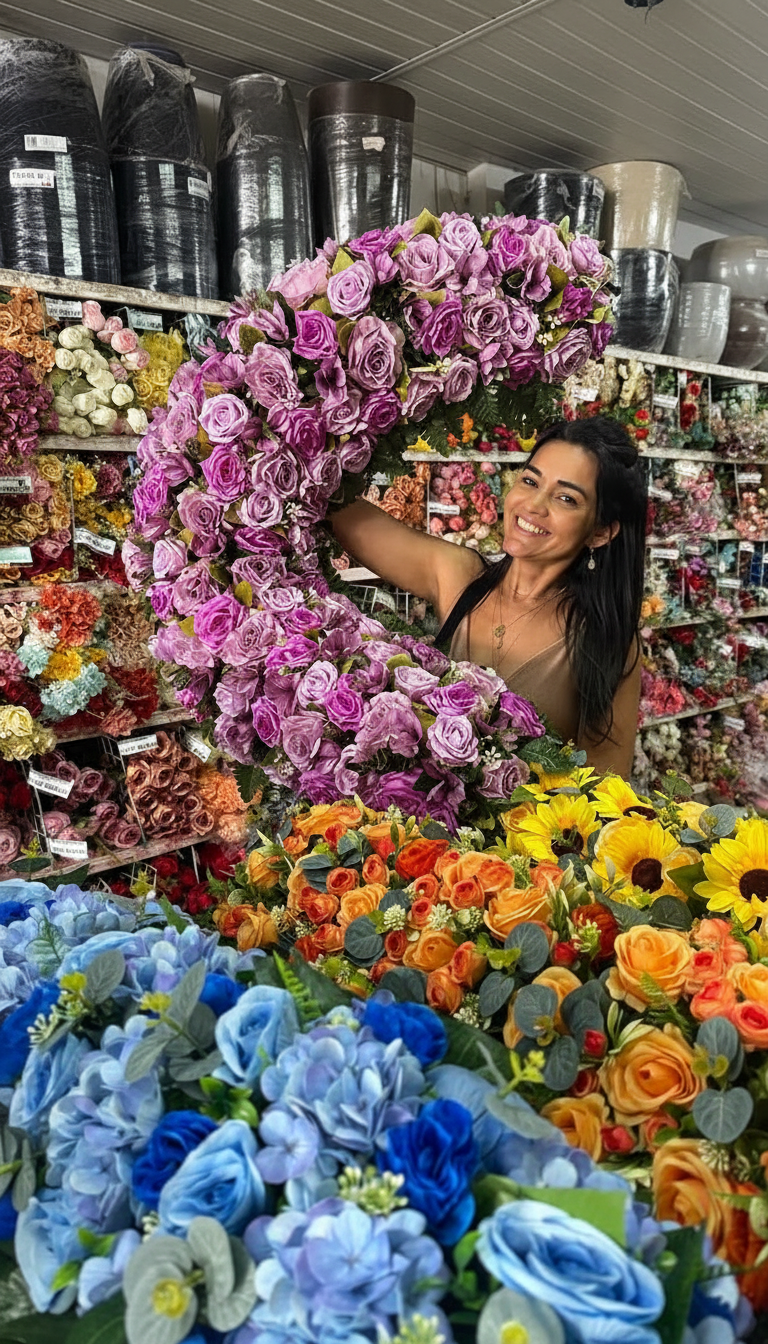 Macarrão Floral 1m