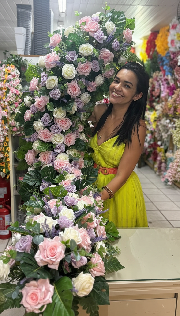 Macarrão Floral 2m