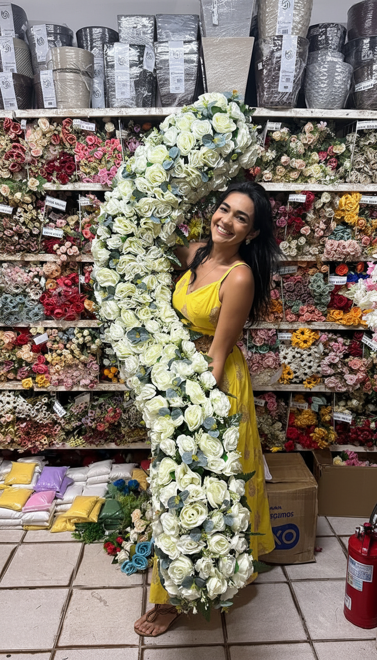 Macarrão Floral 2m
