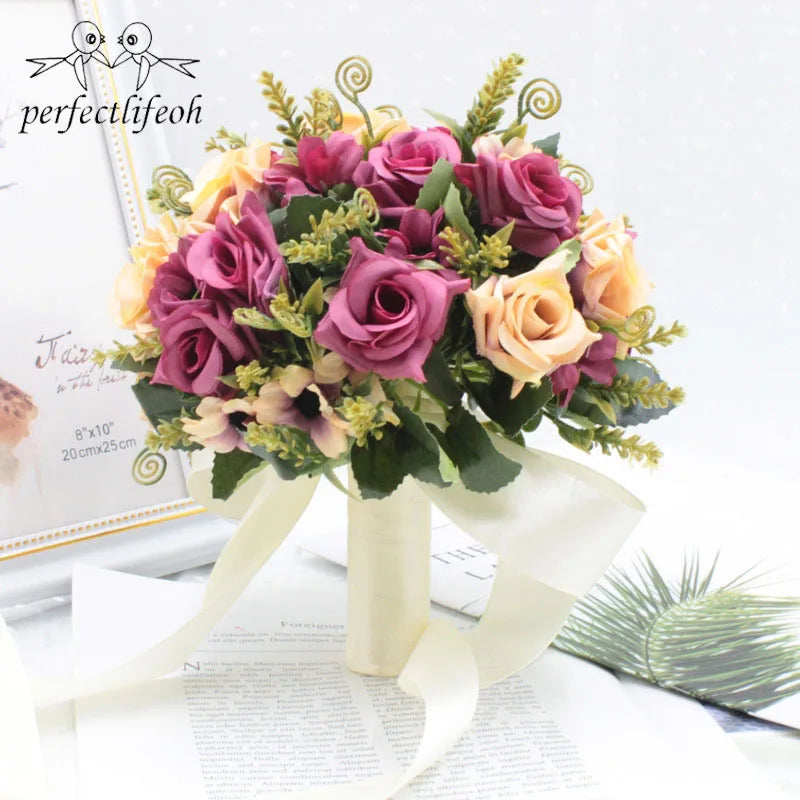 Buquê de Rosas – Acessório para Noiva e Casamento