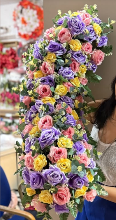 Macarrão Floral 90cm