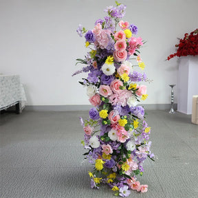 Caminho de Flores Azul Haze – Decoração para Casamento e Eventos