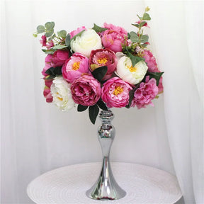 Bola Floral de Rosas, Hortênsias e Peônias – Centro de Mesa para Casamento e Festas