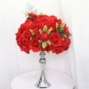 Bola Floral de Rosas, Hortênsias e Peônias – Centro de Mesa para Casamento e Festas