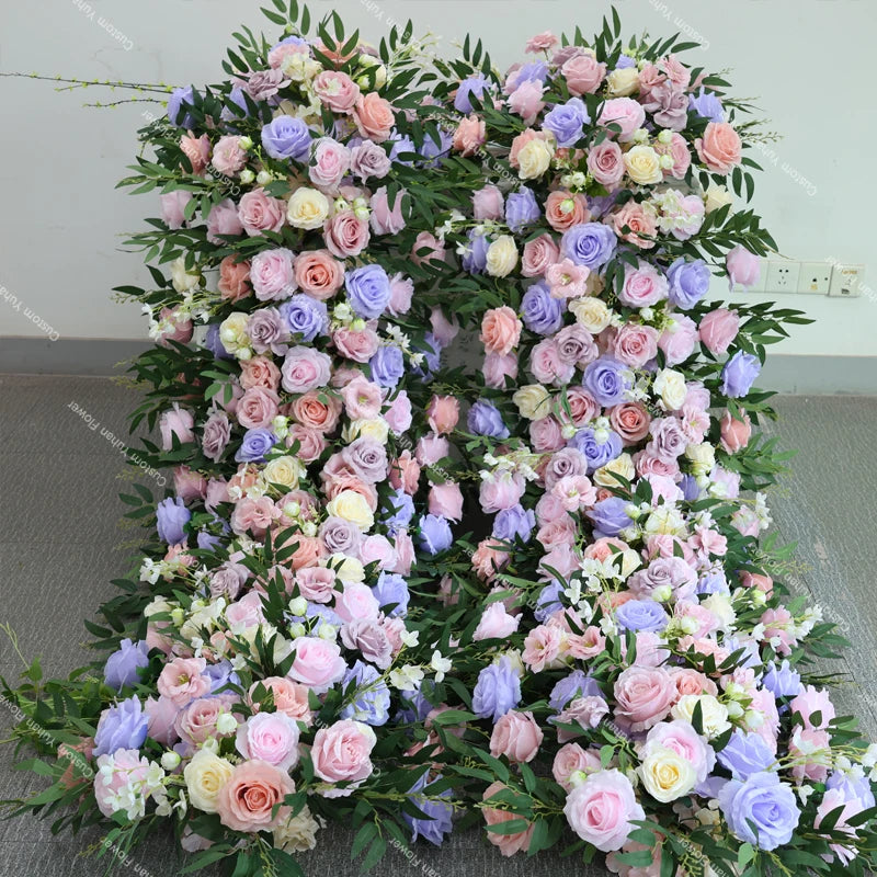 Caminho de Rosas Roxa e Rosa – Decoração para Casamento e Eventos