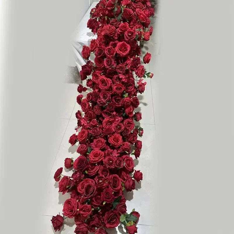 Caminho de Rosas e Hortênsias – Decoração para Casamento e Eventos