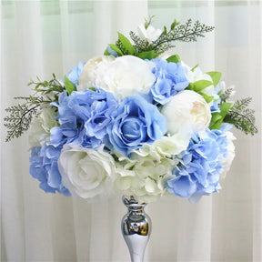 Bola Floral de Rosas, Hortênsias e Peônias – Centro de Mesa para Casamento e Festas