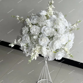 Bola de Flores Branca – Centro de Mesa para Casamento e Eventos