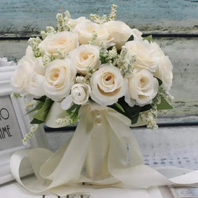Buquê de Rosas – Acessório para Noiva e Casamento