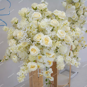Bola de Flores Branca – Centro de Mesa para Casamento e Eventos