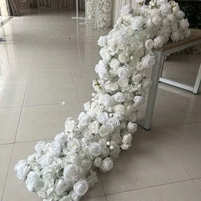 Caminho de Rosas e Hortênsias – Decoração para Casamento e Eventos