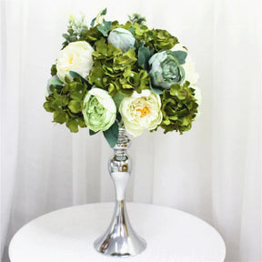 Bola Floral de Rosas, Hortênsias e Peônias – Centro de Mesa para Casamento e Festas