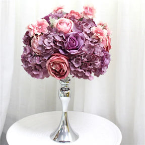 Bola Floral de Rosas, Hortênsias e Peônias – Centro de Mesa para Casamento e Festas