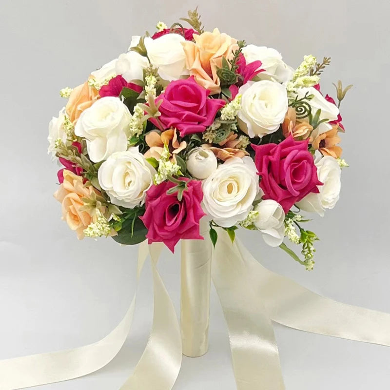 Buquê de Rosas – Acessório para Noiva e Casamento