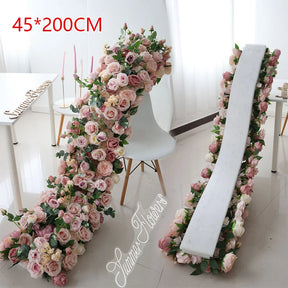 Caminho de Rosas e Peônias – Centro de Mesa e Decoração para Casamento e Festas