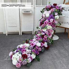 Caminho de Flores – Centro de Mesa e Decoração para Casamento e Festas