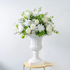 Bola Floral Rosa e Branca – Centro de Mesa para Casamento e Eventos