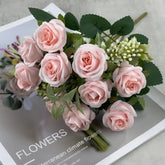 Mini Rosas de Seda – Decoração para Casamento, Mesa e Festa