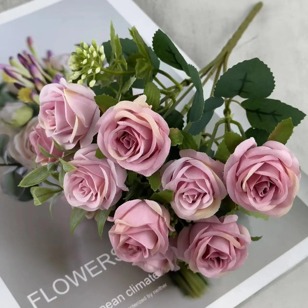 Mini Rosas de Seda – Decoração para Casamento, Mesa e Festa