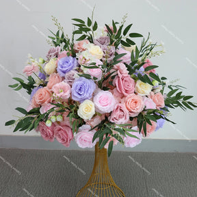Caminho de Rosas Roxa e Rosa – Decoração para Casamento e Eventos