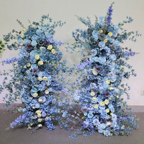Caminho de Flores Azul Haze – Decoração para Casamento e Eventos