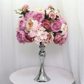 Bola Floral de Rosas, Hortênsias e Peônias – Centro de Mesa para Casamento e Festas
