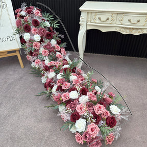 Caminho de Flores – Centro de Mesa e Decoração para Casamento e Festas